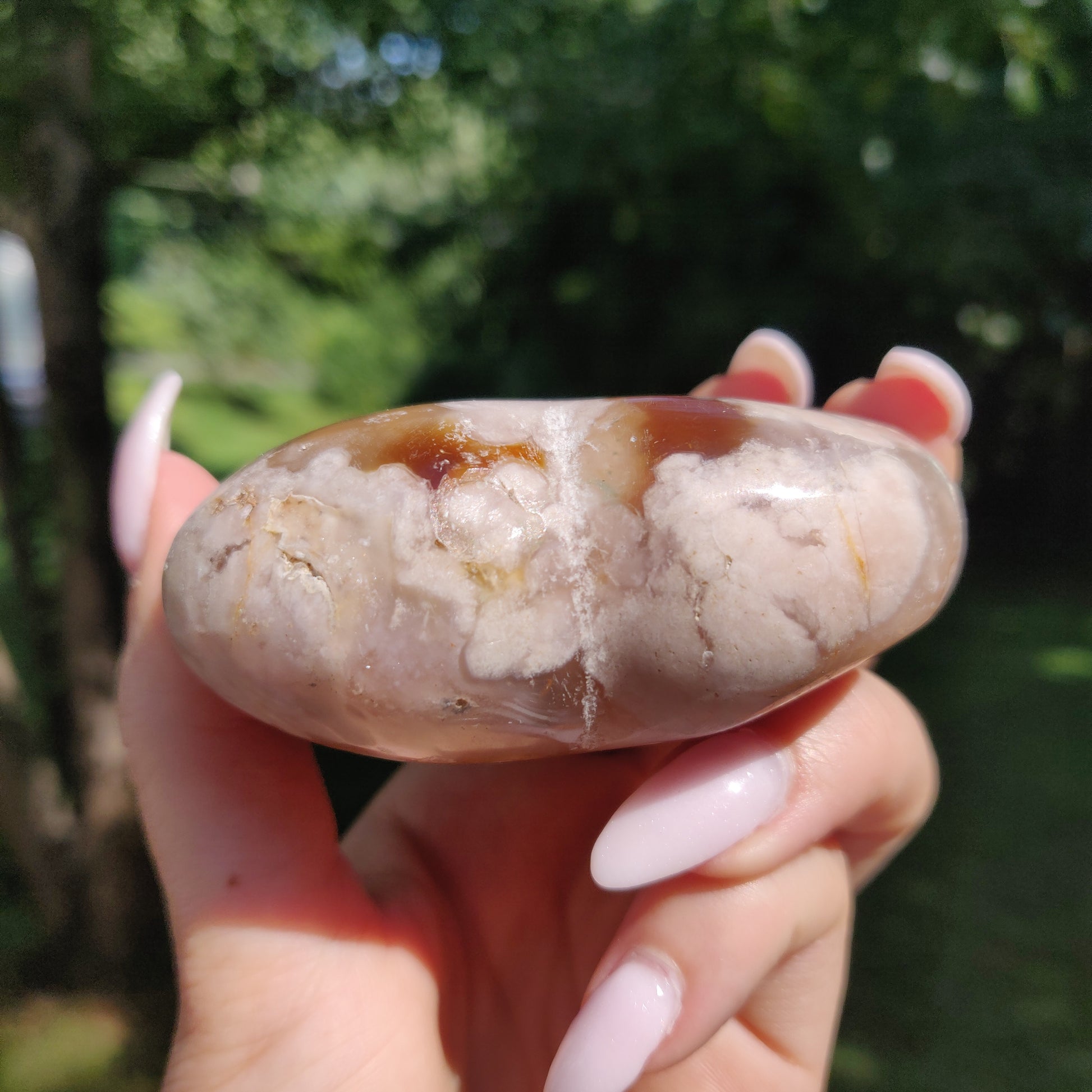 Flower Agate Heart (#5) - Simply Affinity