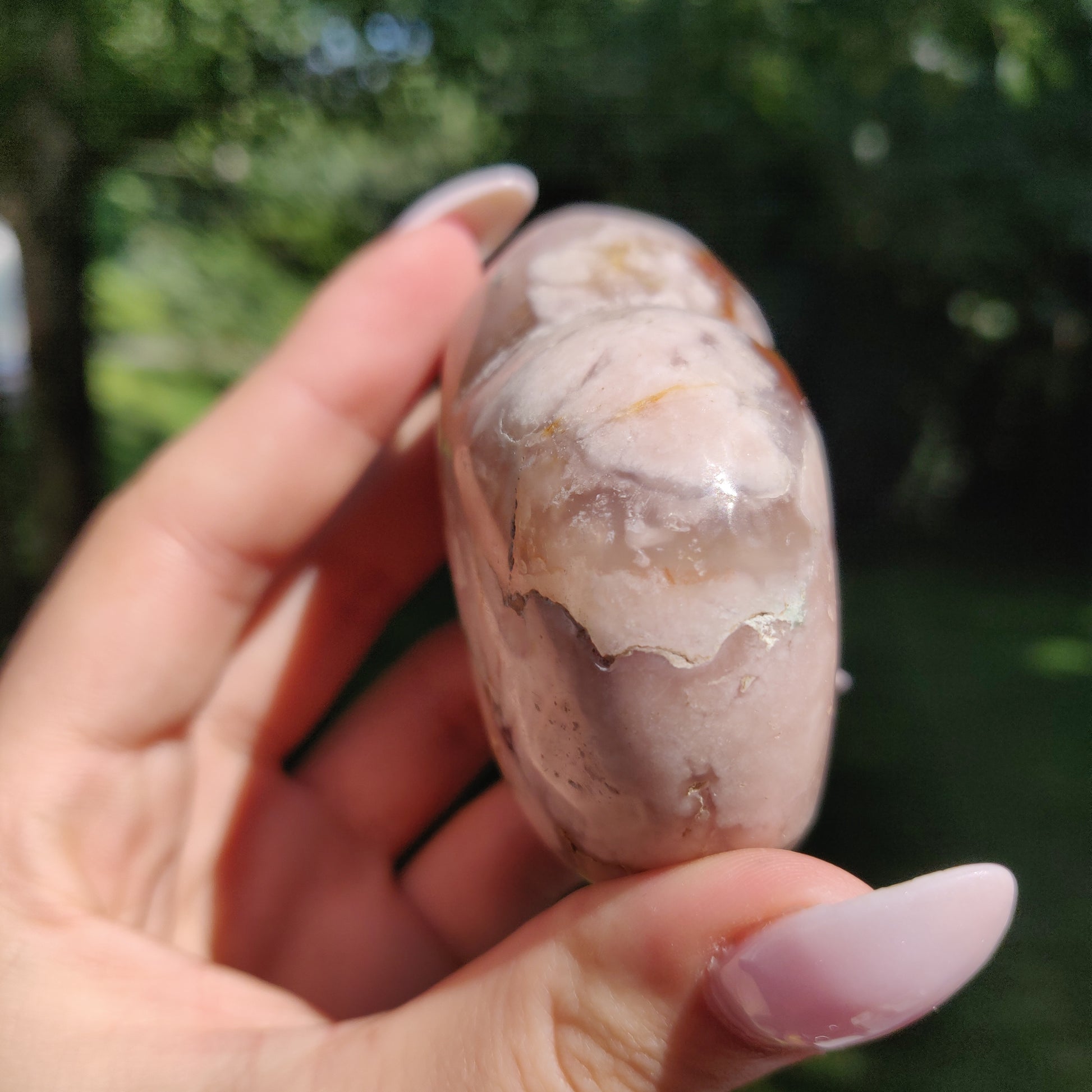Flower Agate Heart (#5) - Simply Affinity