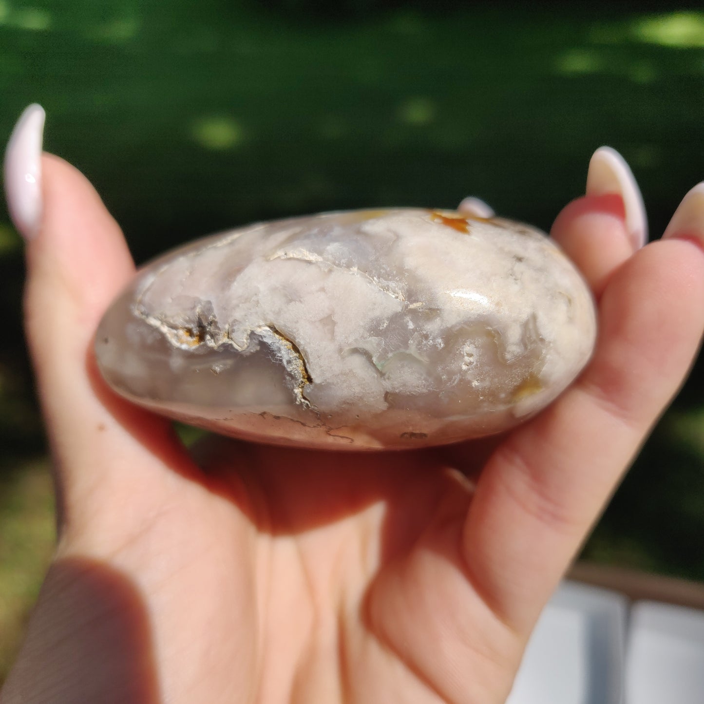 Flower Agate Heart (#5) - Simply Affinity