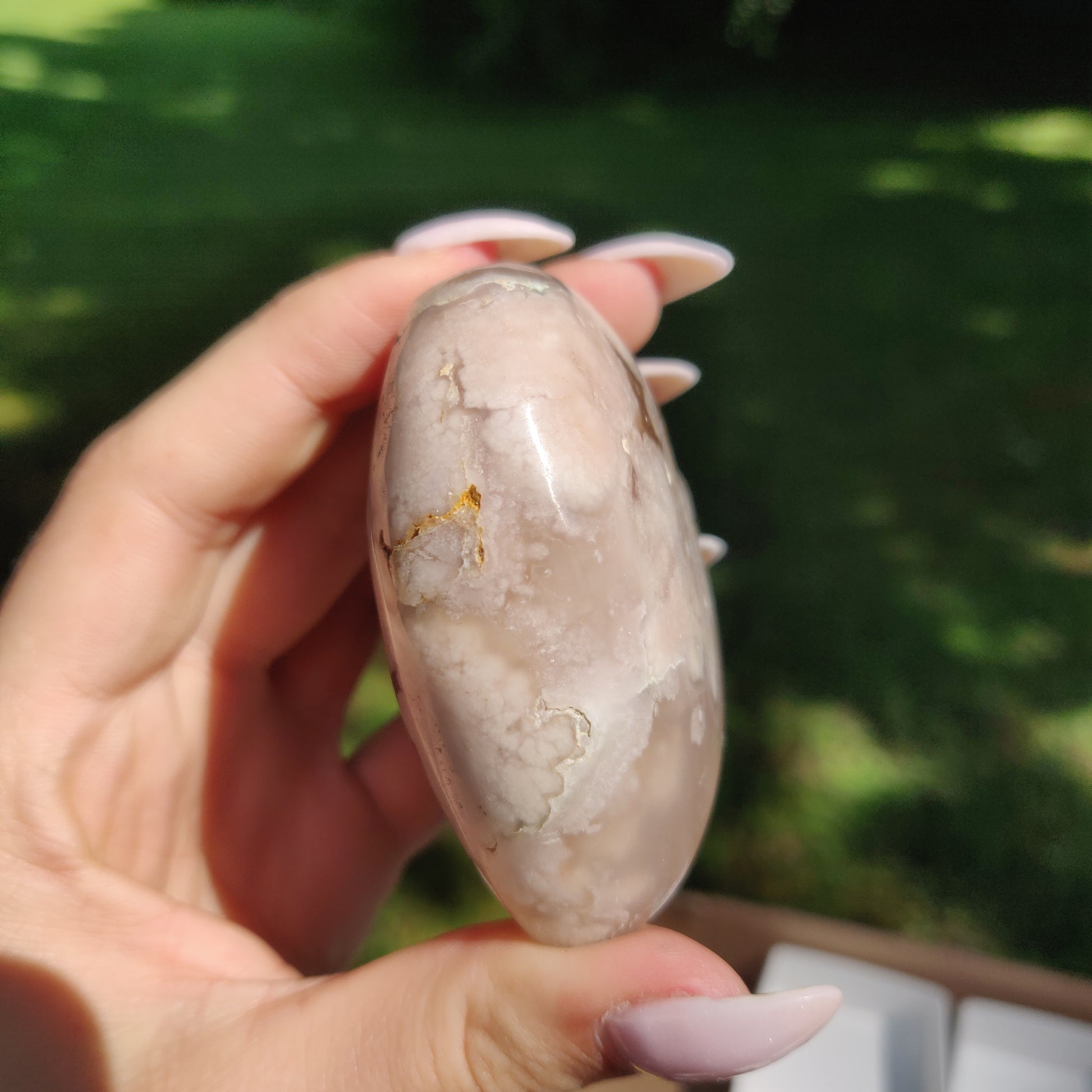 Flower Agate Heart (#5) - Simply Affinity