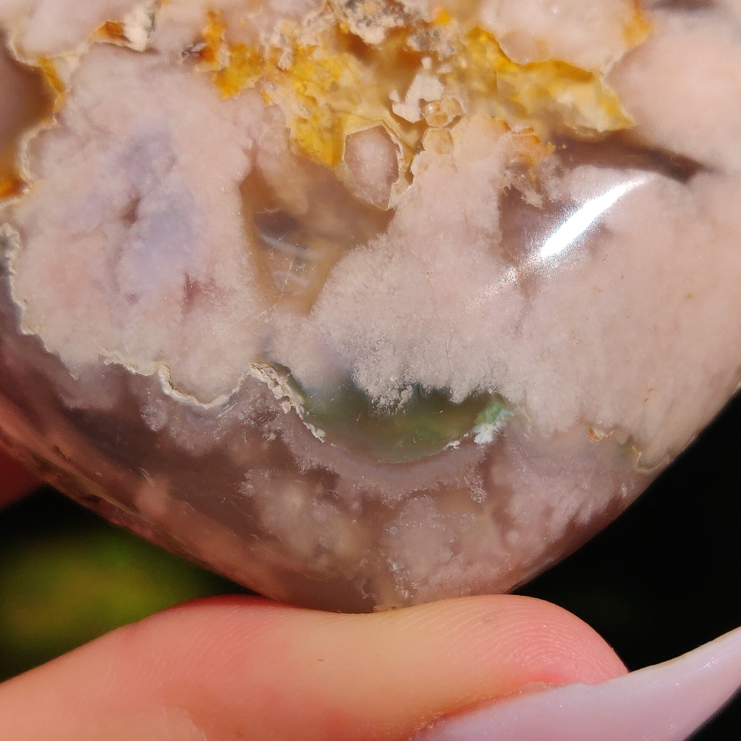 Flower Agate Heart (#5) - Simply Affinity