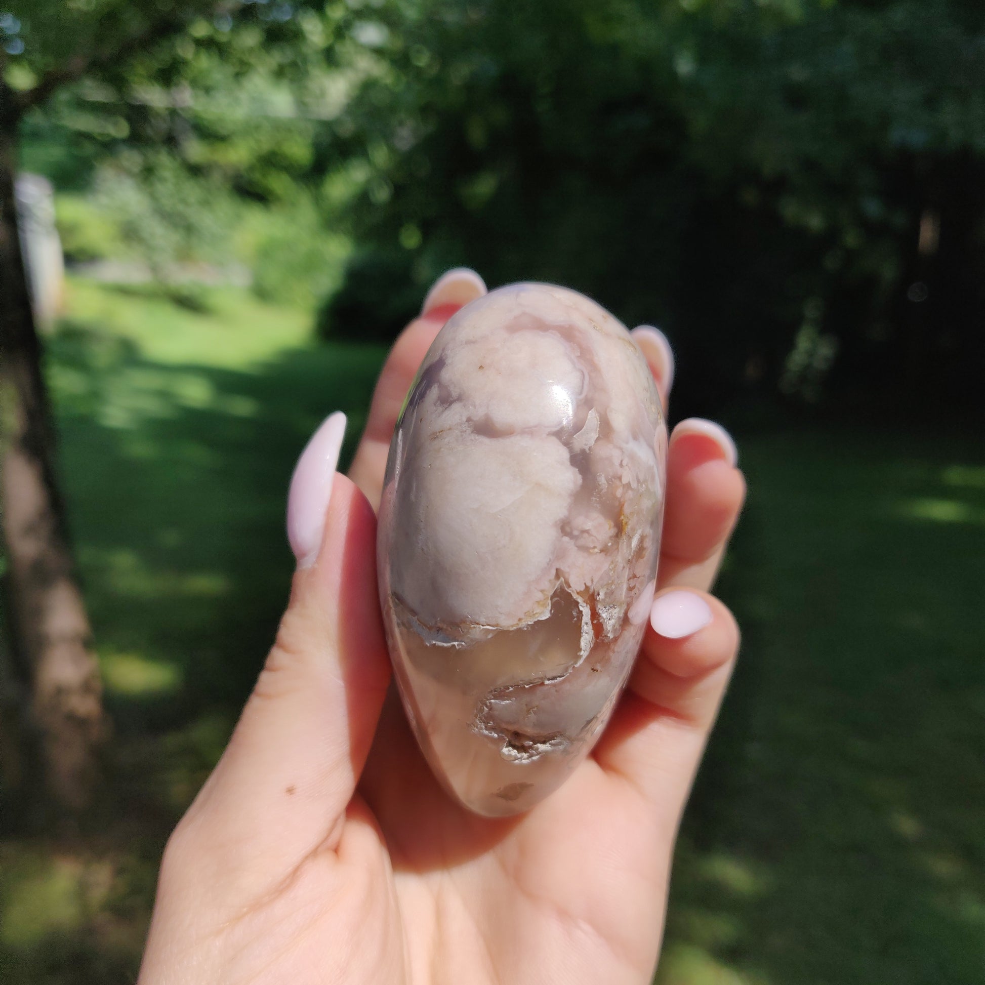 Flower Agate Heart (#6) - Simply Affinity