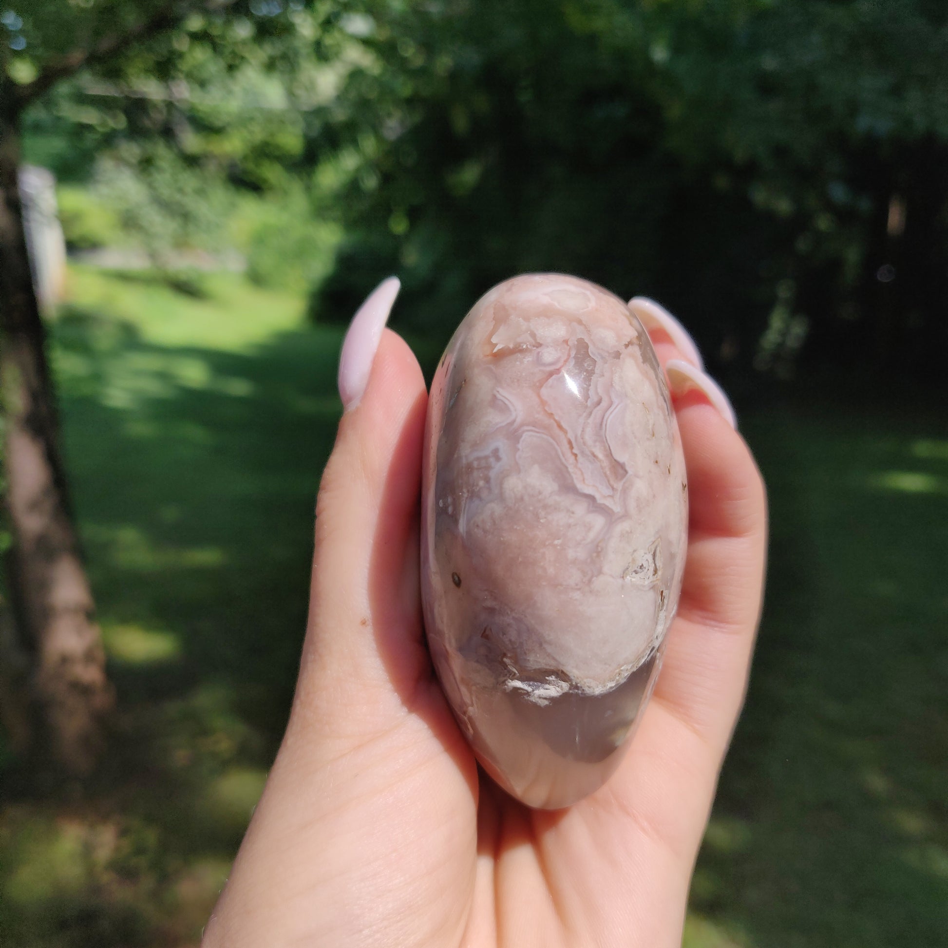 Flower Agate Heart (#6) - Simply Affinity