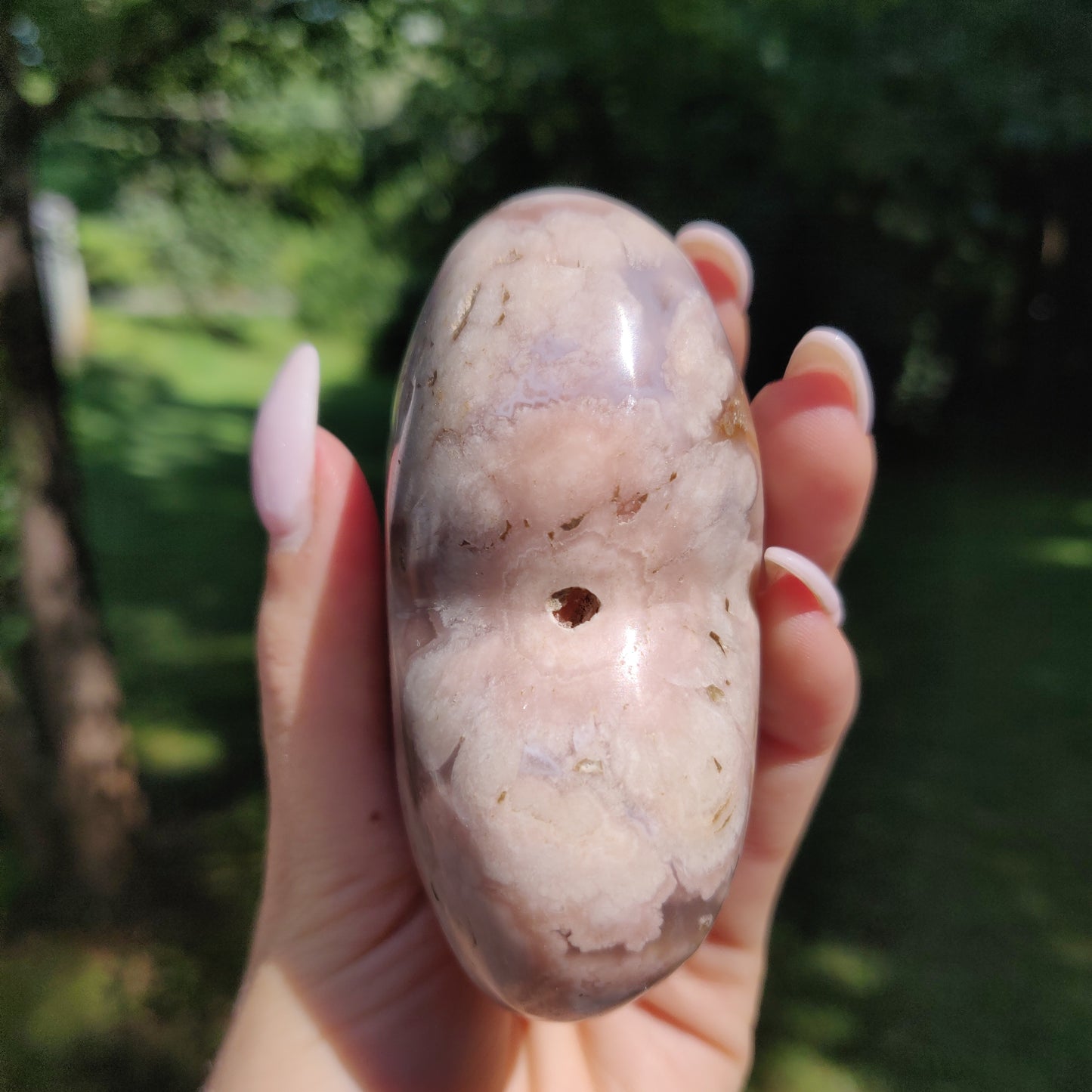Flower Agate Heart (#6) - Simply Affinity