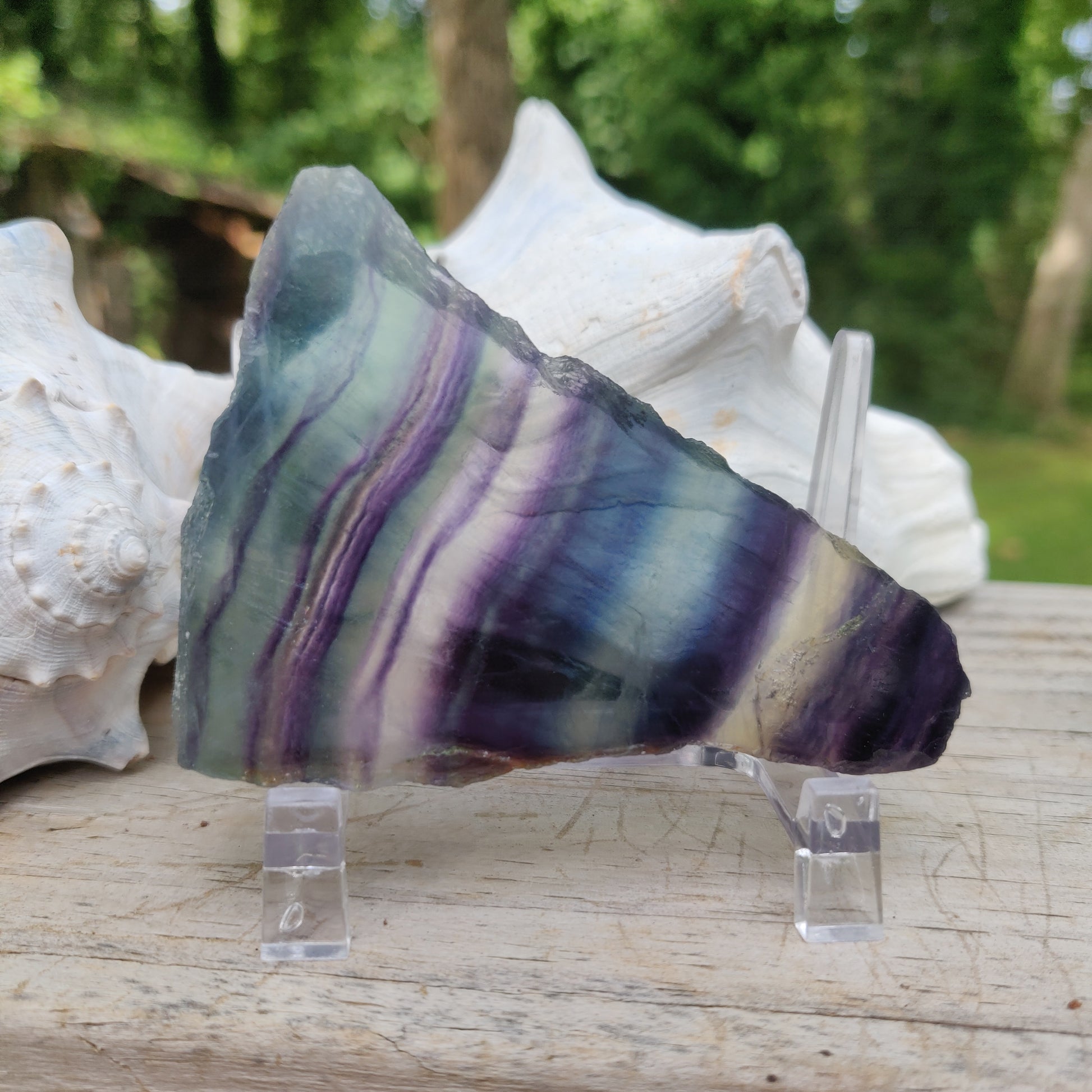 Fluorite Slab, Rainbow Fluorite Slab (#1) - Simply Affinity