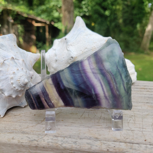 Fluorite Slab, Rainbow Fluorite Slab (#1) - Simply Affinity