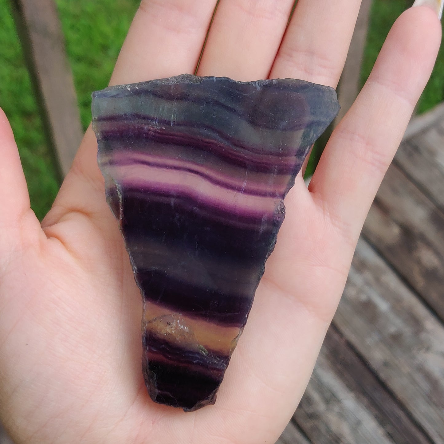 Fluorite Slab, Rainbow Fluorite Slab (#1) - Simply Affinity