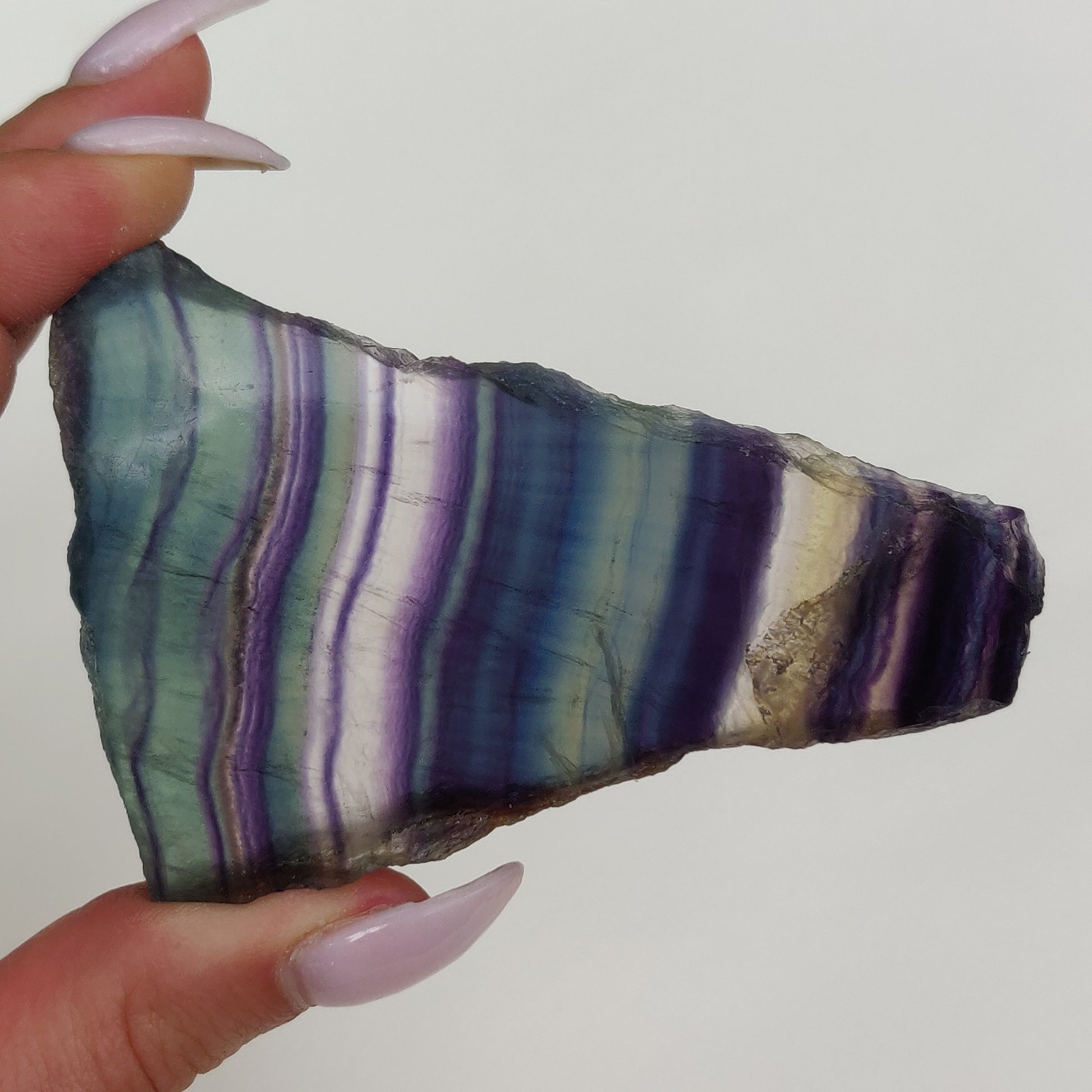 Fluorite Slab, Rainbow Fluorite Slab (#1) - Simply Affinity