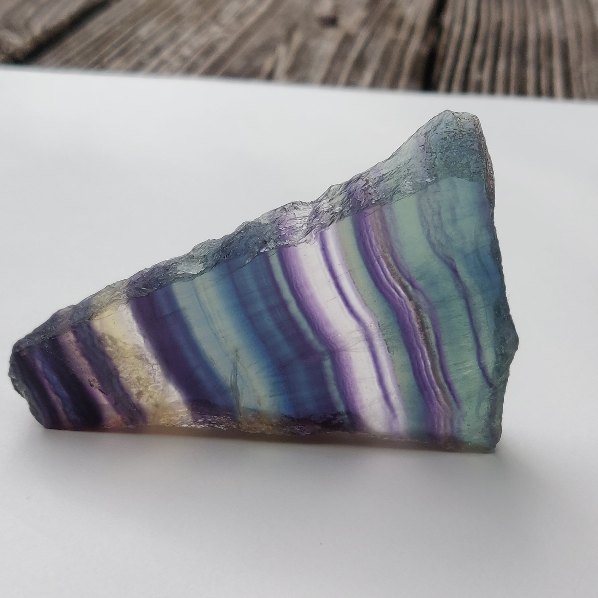 Fluorite Slab, Rainbow Fluorite Slab (#1) - Simply Affinity