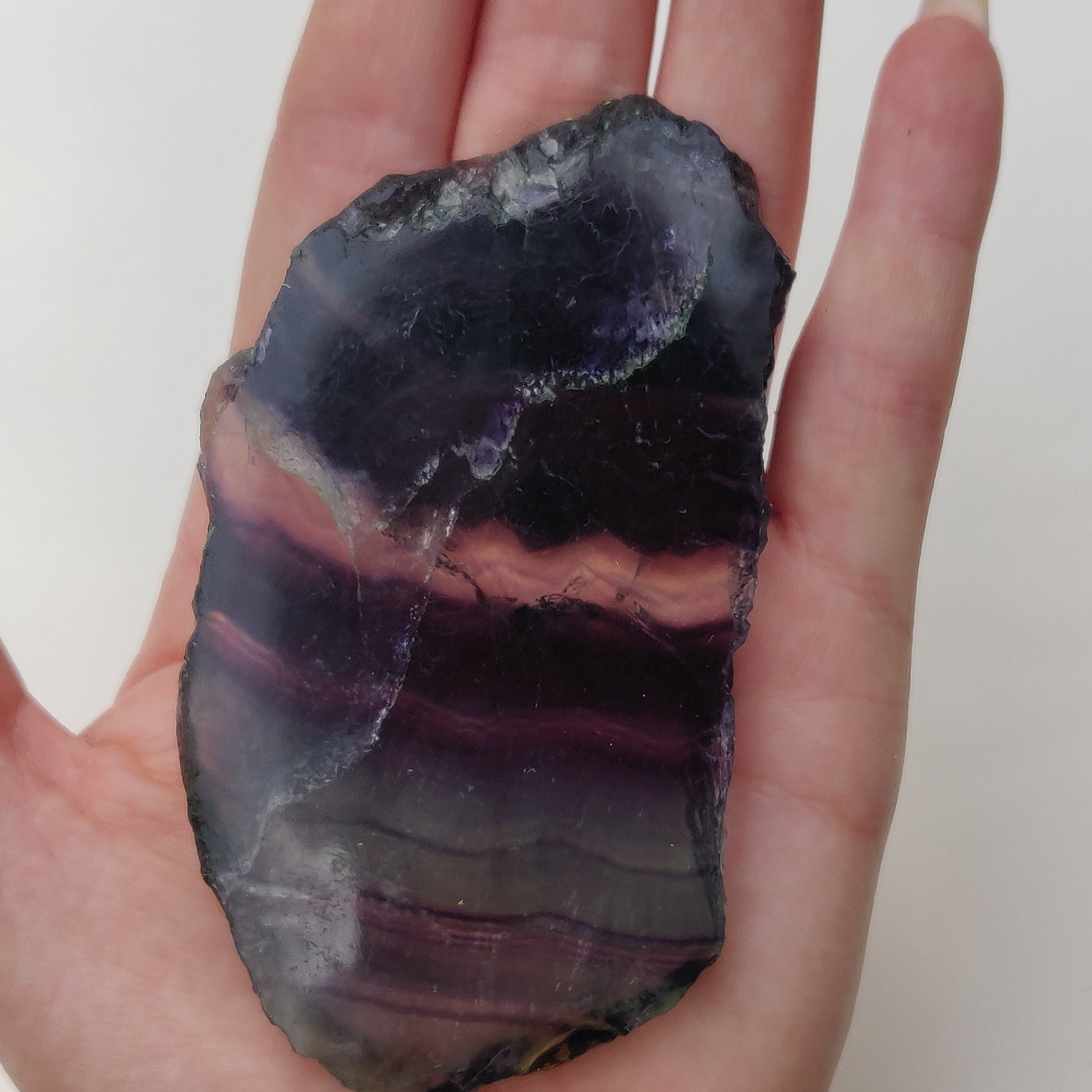 Fluorite Slab, Rainbow Fluorite Slab (#4) - Simply Affinity