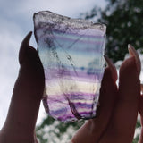 Fluorite Slab, Rainbow Fluorite Slab (#10) - Simply Affinity
