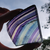 Fluorite Slab, Rainbow Fluorite Slab (#17) - Simply Affinity