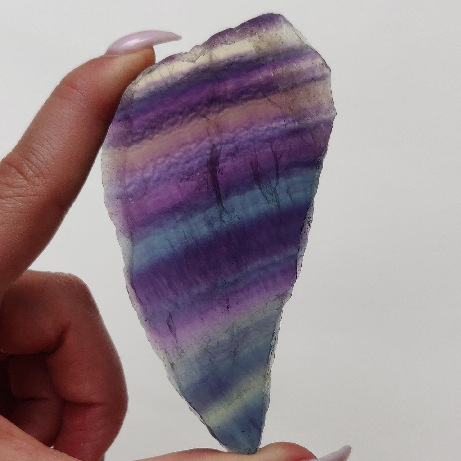 Fluorite Slab, Rainbow Fluorite Slab (#20) - Simply Affinity