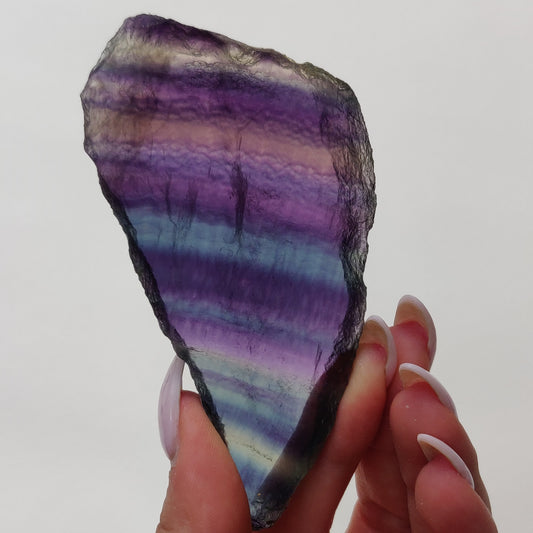 Fluorite Slab, Rainbow Fluorite Slab (#20) - Simply Affinity