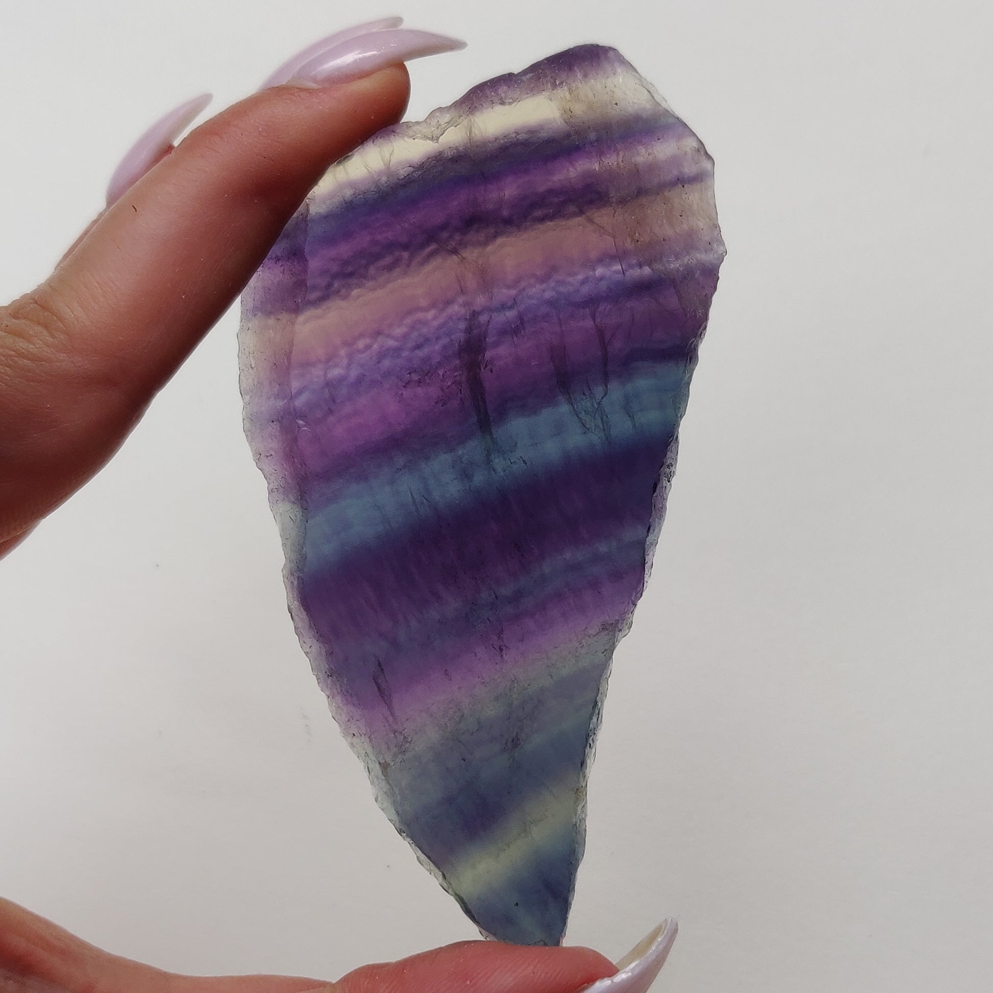 Fluorite Slab, Rainbow Fluorite Slab (#20) - Simply Affinity