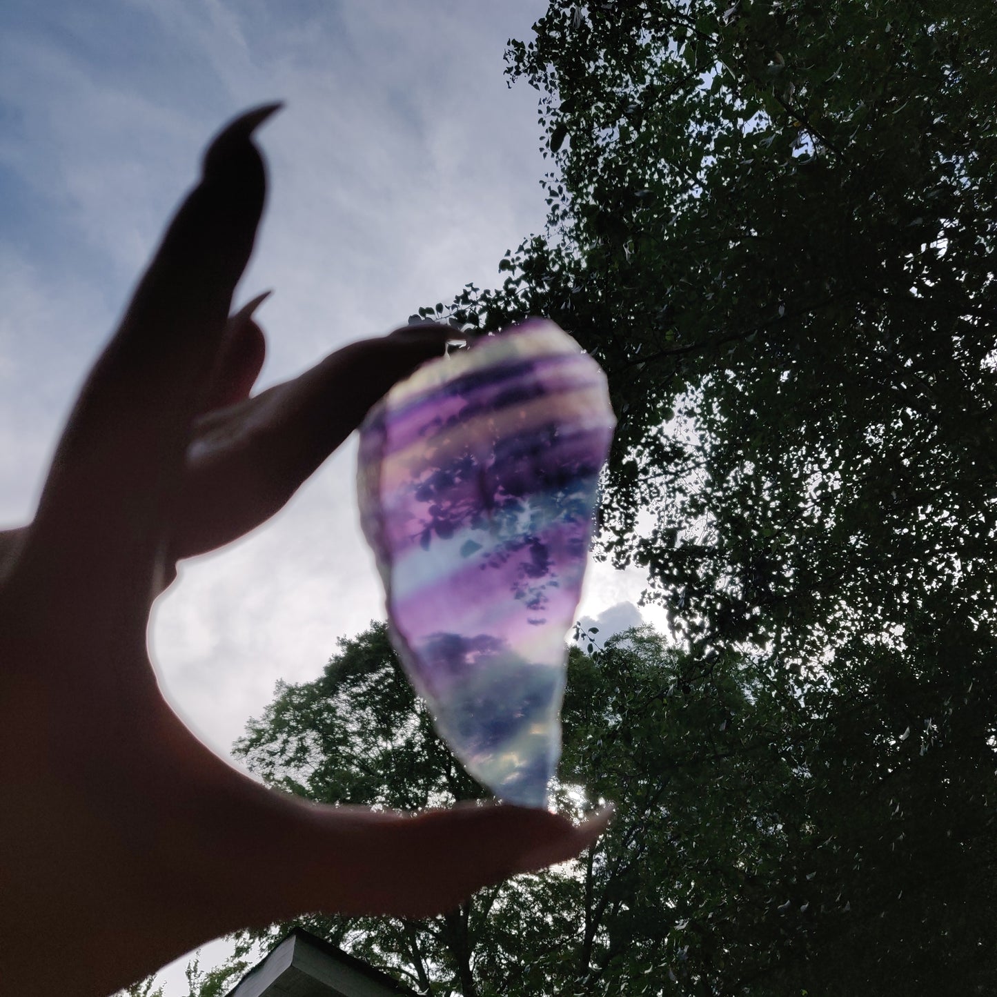 Fluorite Slab, Rainbow Fluorite Slab (#20) - Simply Affinity