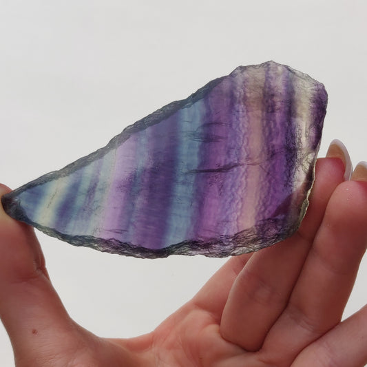 Fluorite Slab, Rainbow Fluorite Slab (#20) - Simply Affinity
