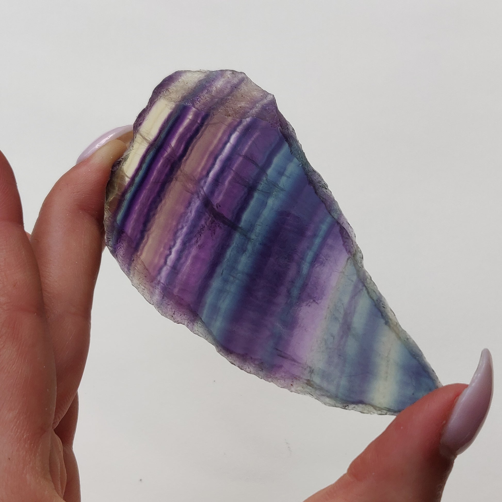 Fluorite Slab, Rainbow Fluorite Slab (#20) - Simply Affinity