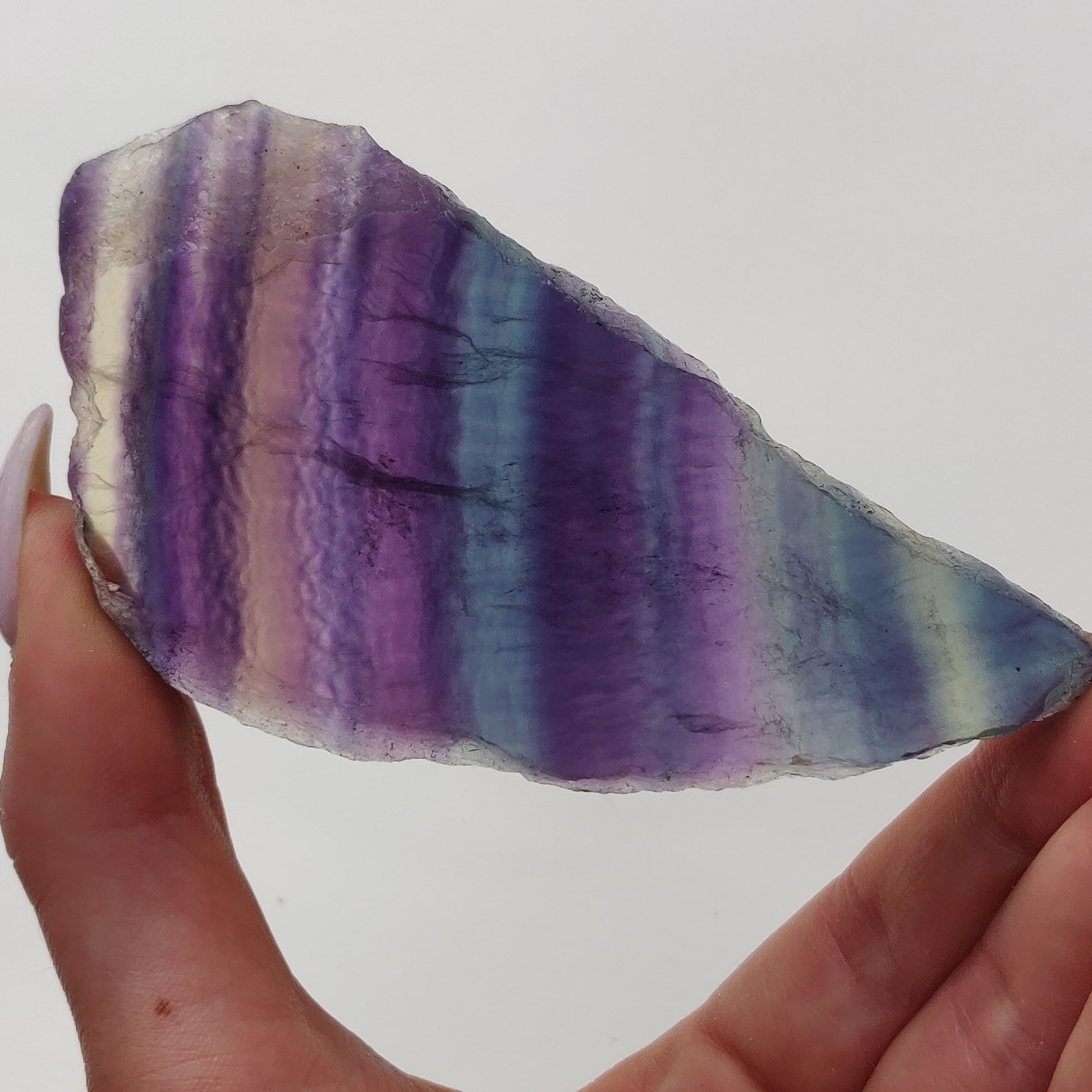 Fluorite Slab, Rainbow Fluorite Slab (#20) - Simply Affinity