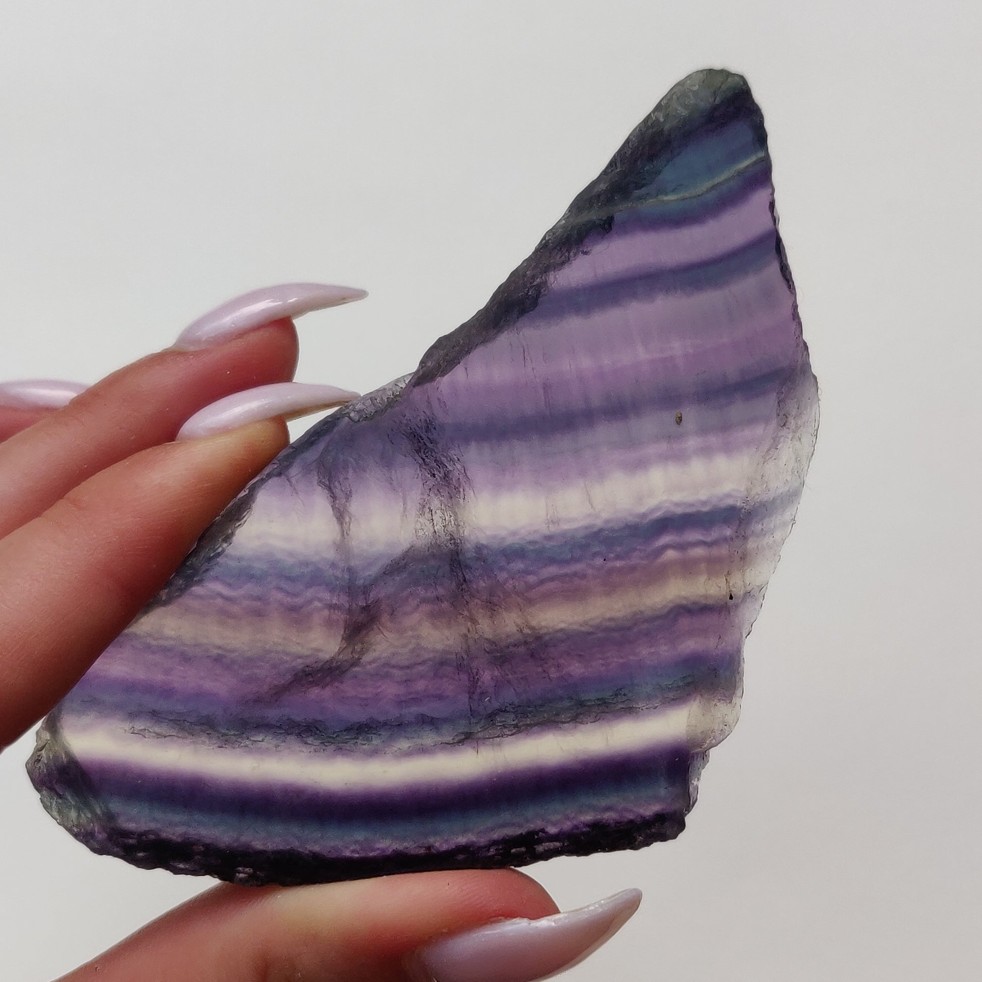 Fluorite Slab, Rainbow Fluorite Slab (#21) - Simply Affinity