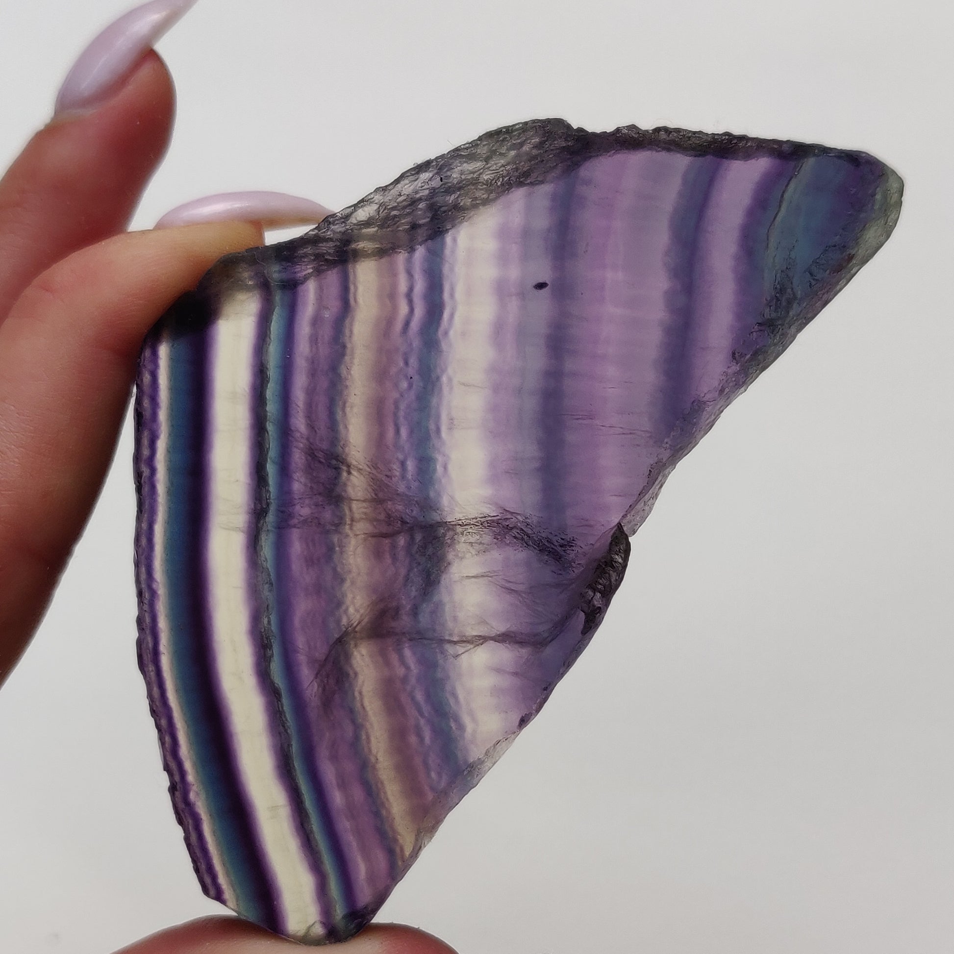 Fluorite Slab, Rainbow Fluorite Slab (#21) - Simply Affinity
