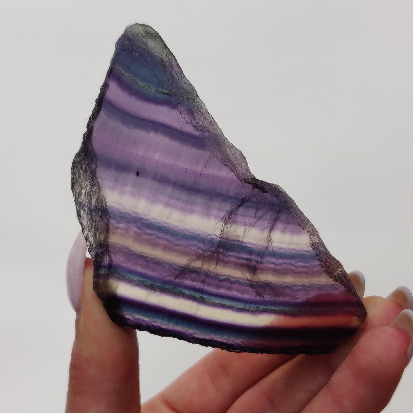 Fluorite Slab, Rainbow Fluorite Slab (#21) - Simply Affinity
