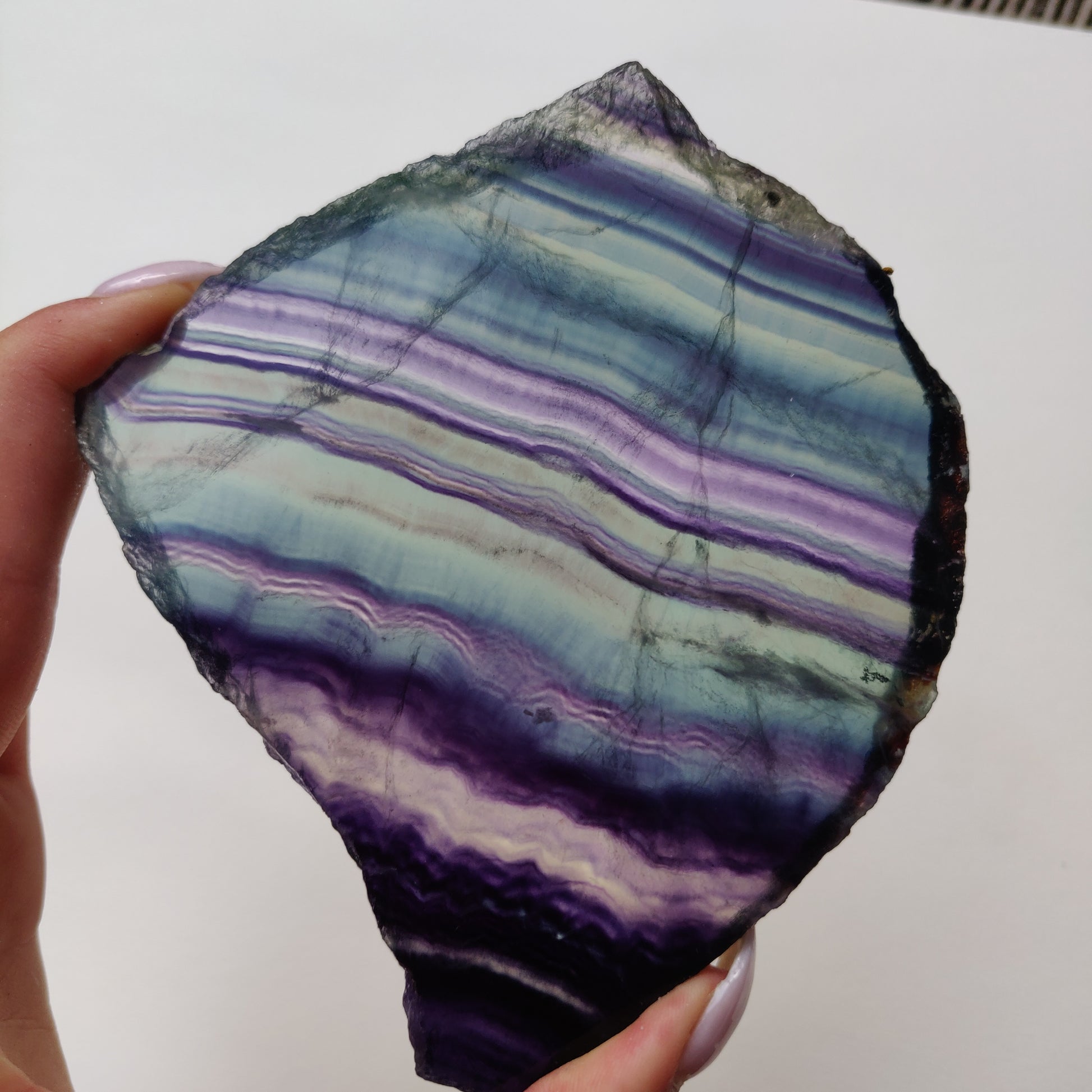 Fluorite Slab, Rainbow Fluorite Slab (#24) - Simply Affinity