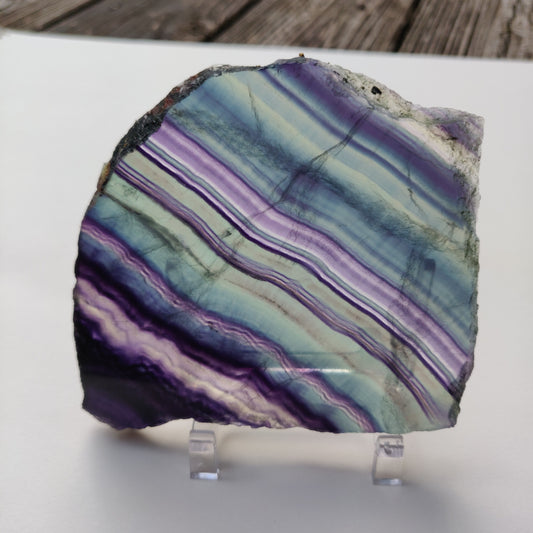 Fluorite Slab, Rainbow Fluorite Slab (#24) - Simply Affinity