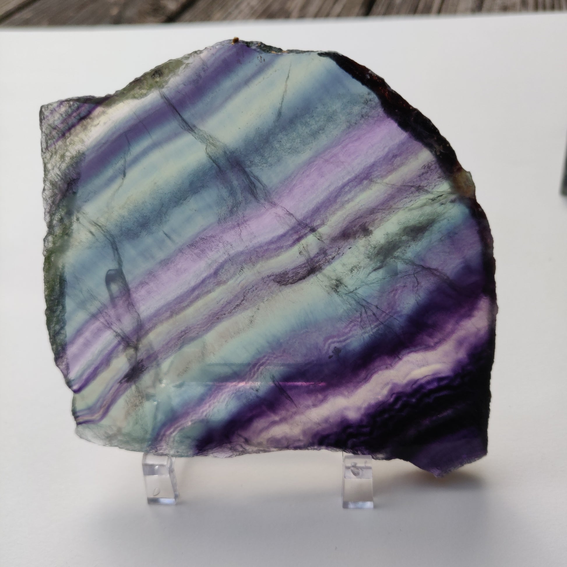 Fluorite Slab, Rainbow Fluorite Slab (#24) - Simply Affinity