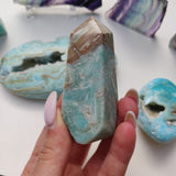 Blue Aragonite Point (#2) - Simply Affinity
