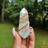 Blue Aragonite Point (#2) - Simply Affinity