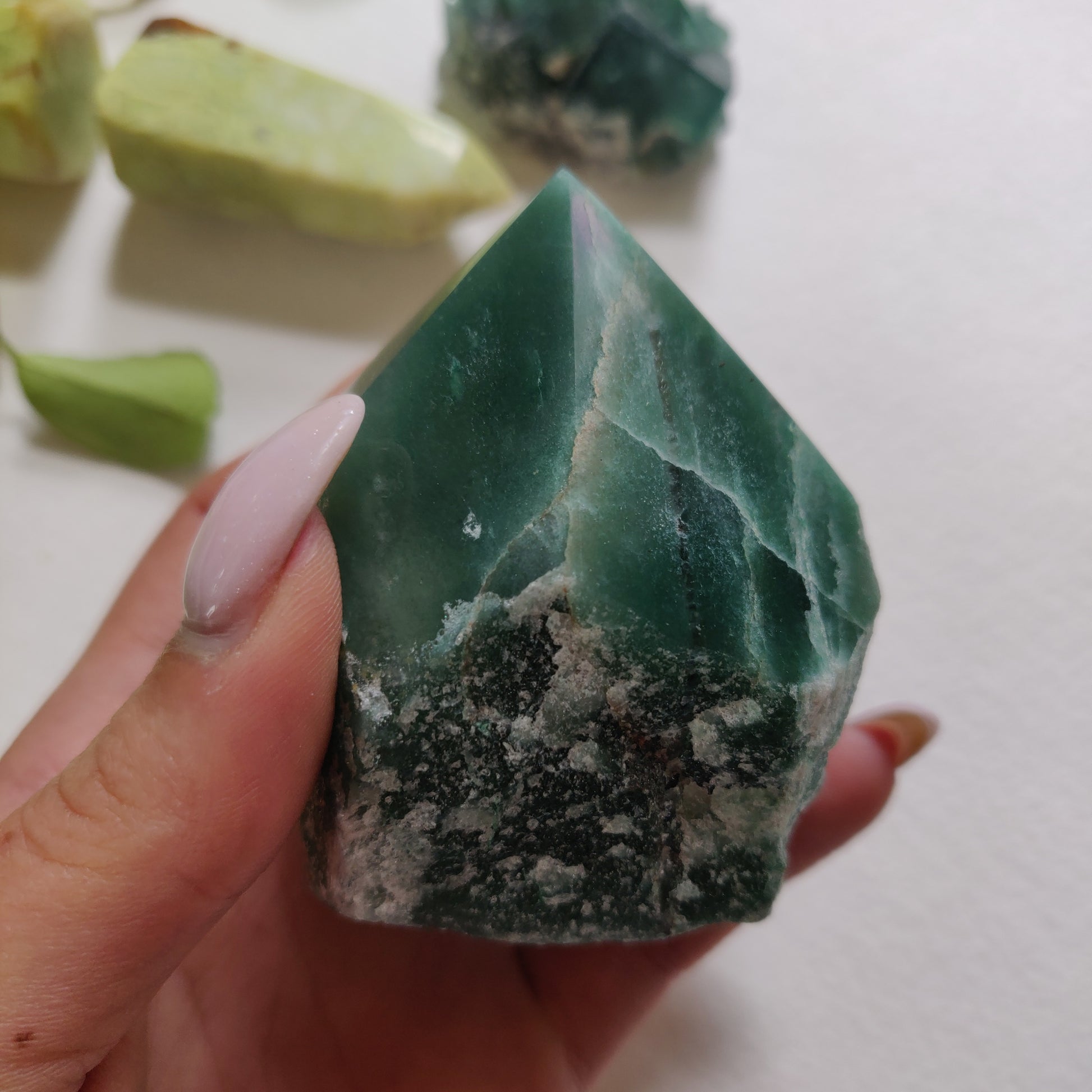 Green Aventurine Point (#2) - Simply Affinity