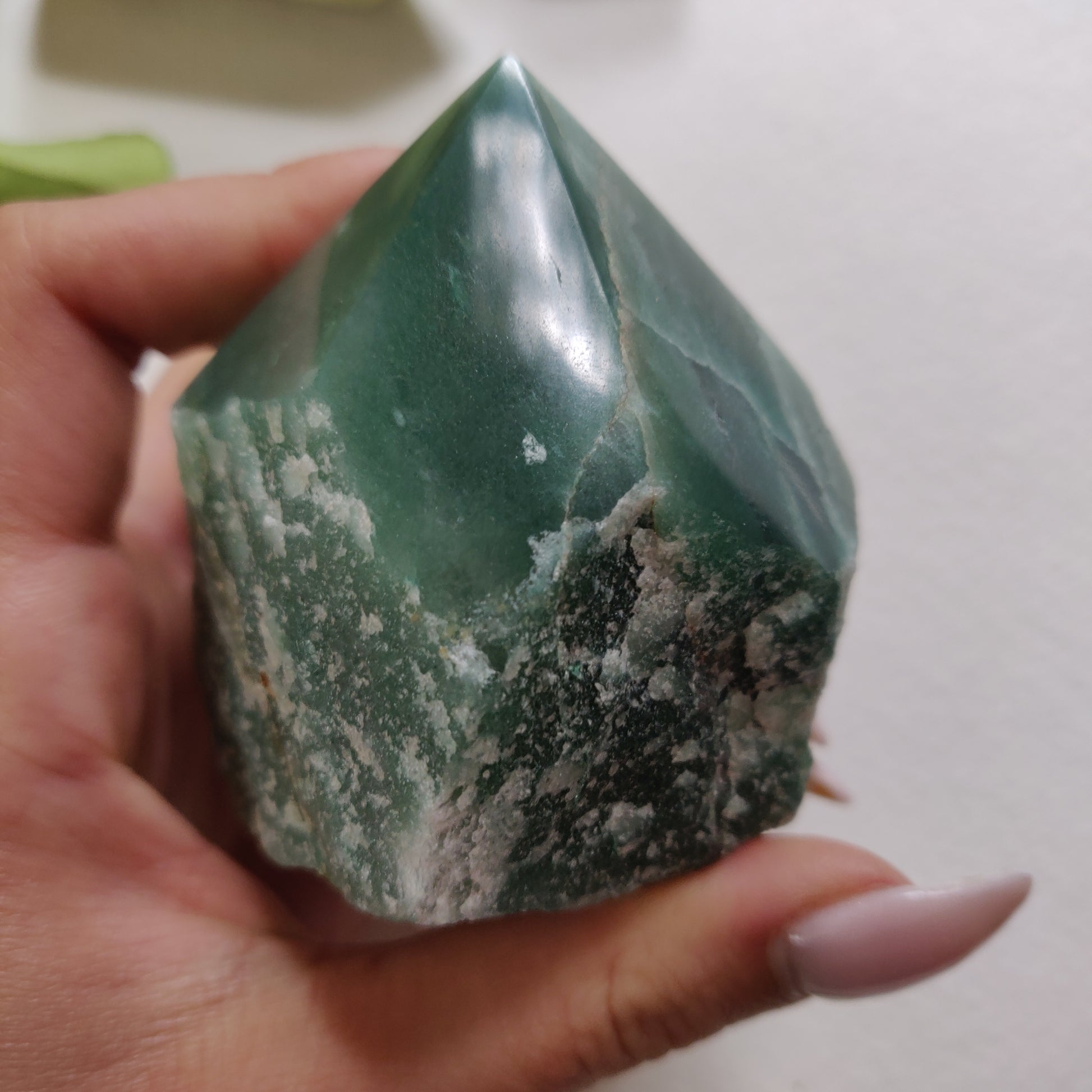 Green Aventurine Point (#2) - Simply Affinity