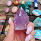 Amethyst Point, Polished Point with Rough Base (#10) - Simply Affinity