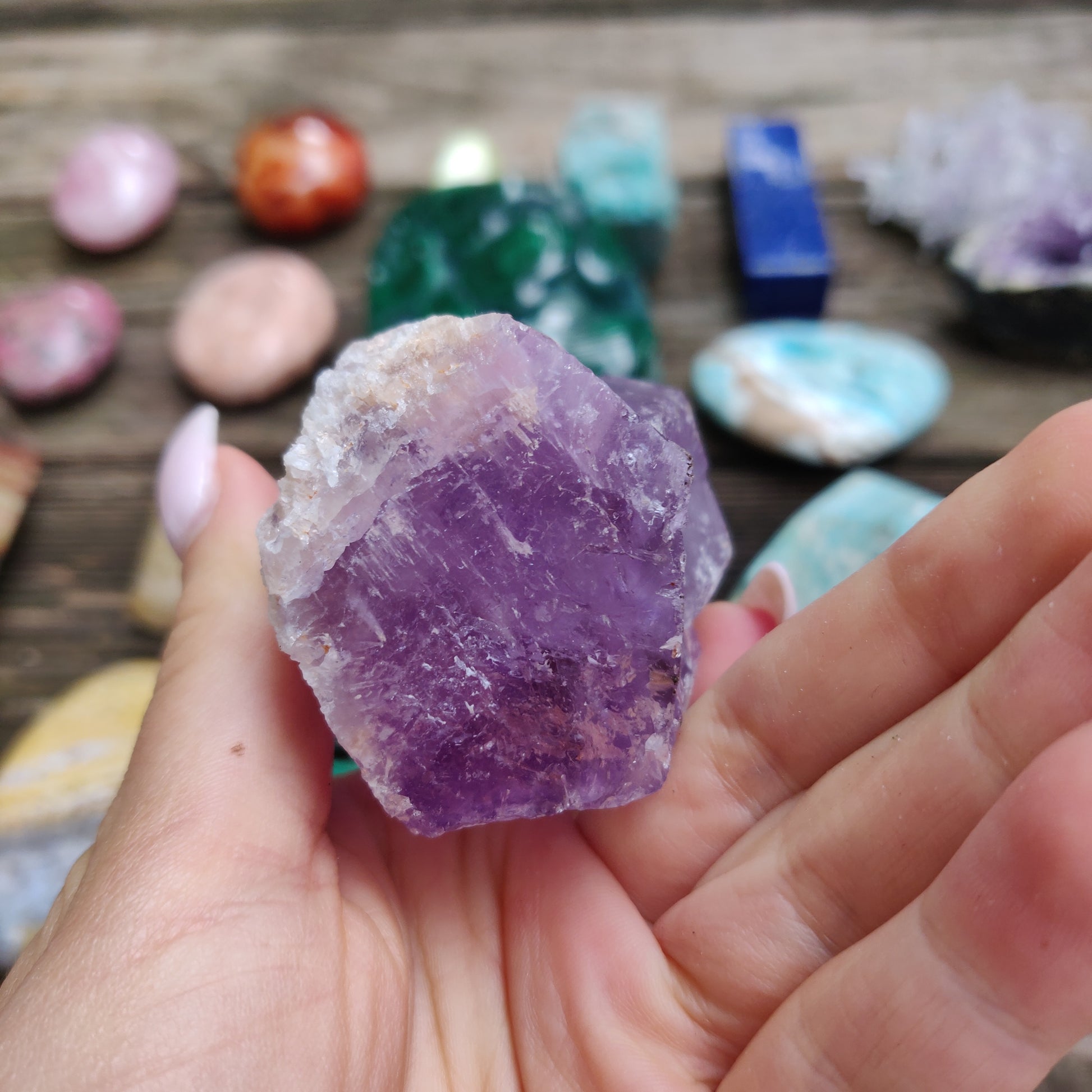 Amethyst Point, Polished Point with Rough Base (#12) - Simply Affinity