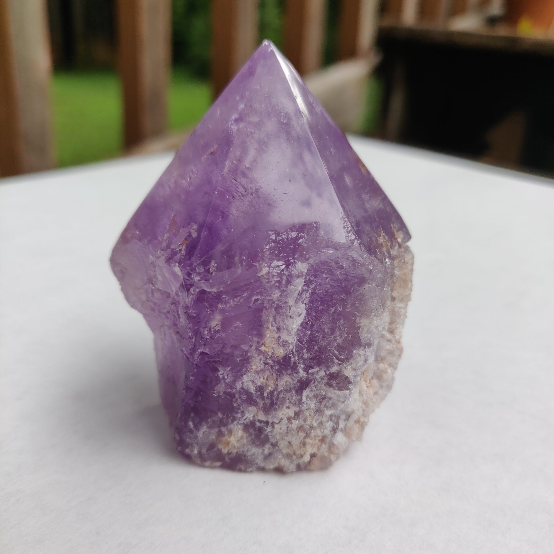 Amethyst Point, Polished Point with Rough Base (#12) - Simply Affinity