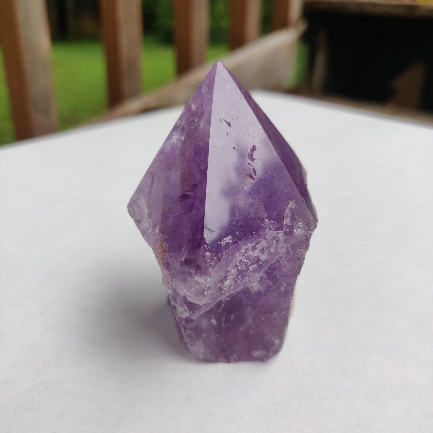 Amethyst Point, Polished Point with Rough Base (#12) - Simply Affinity