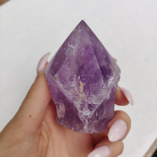 Amethyst Point, Polished Point with Rough Base (#12) - Simply Affinity