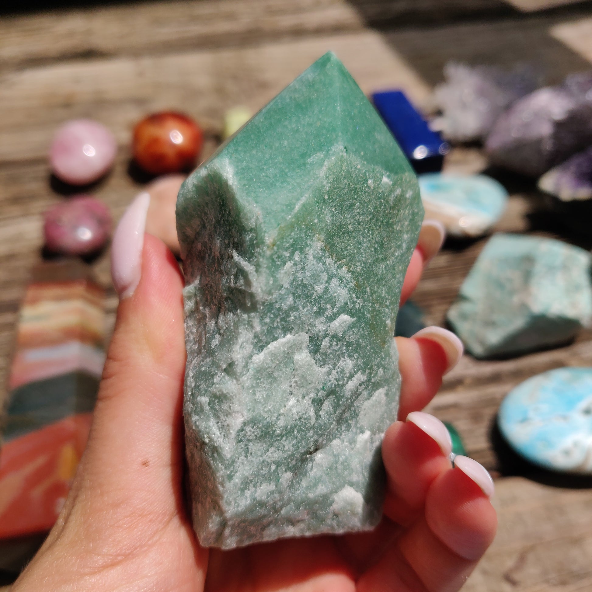 Green Aventurine Point (#6) - Simply Affinity