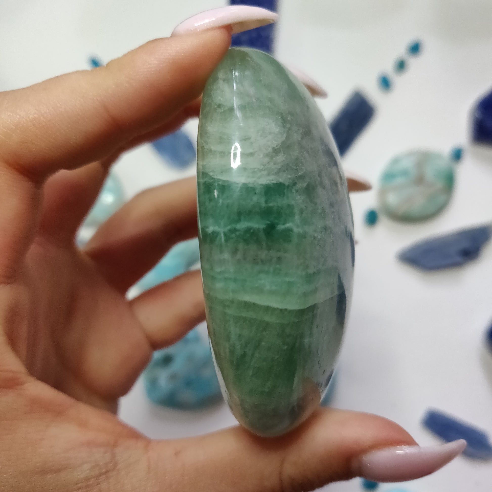 Fluorite Palm Stone (#2) - Simply Affinity