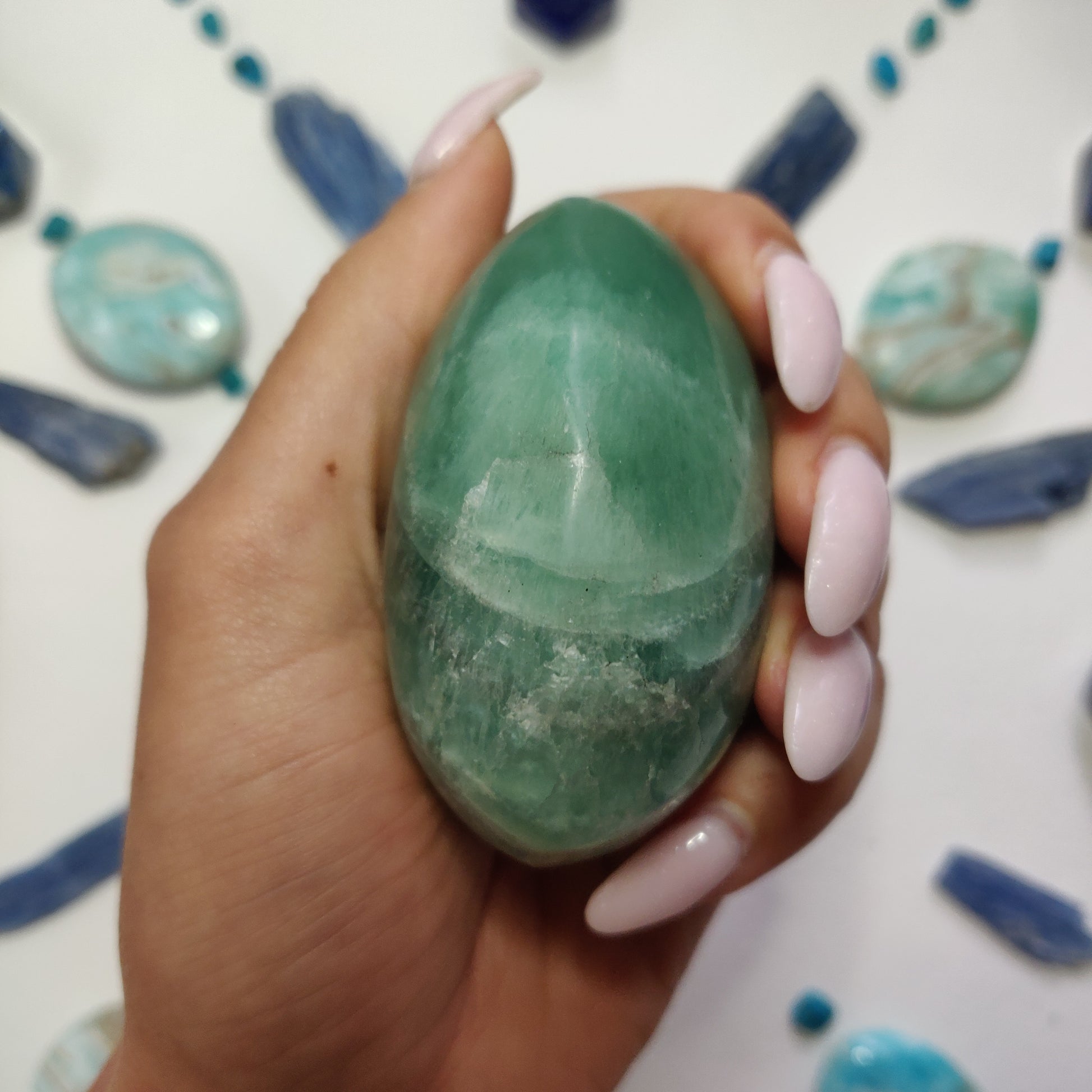 Fluorite Palm Stone (#9) - Simply Affinity