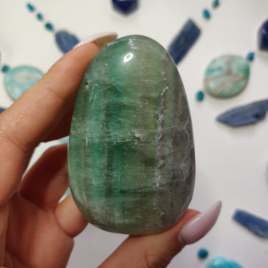 Fluorite Palm Stone (#10) - Simply Affinity