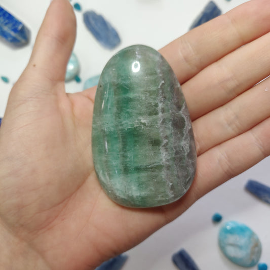 Fluorite Palm Stone (#10) - Simply Affinity