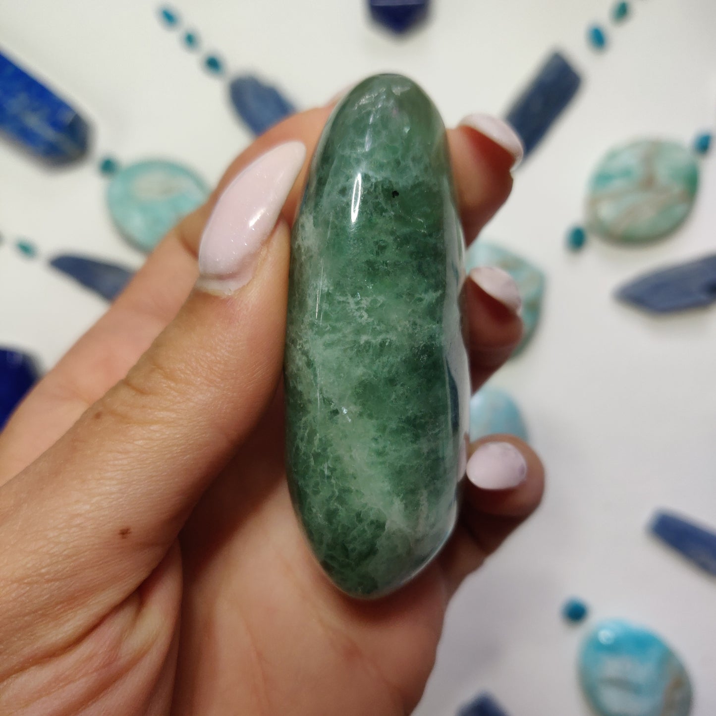 Fluorite Palm Stone (#10) - Simply Affinity