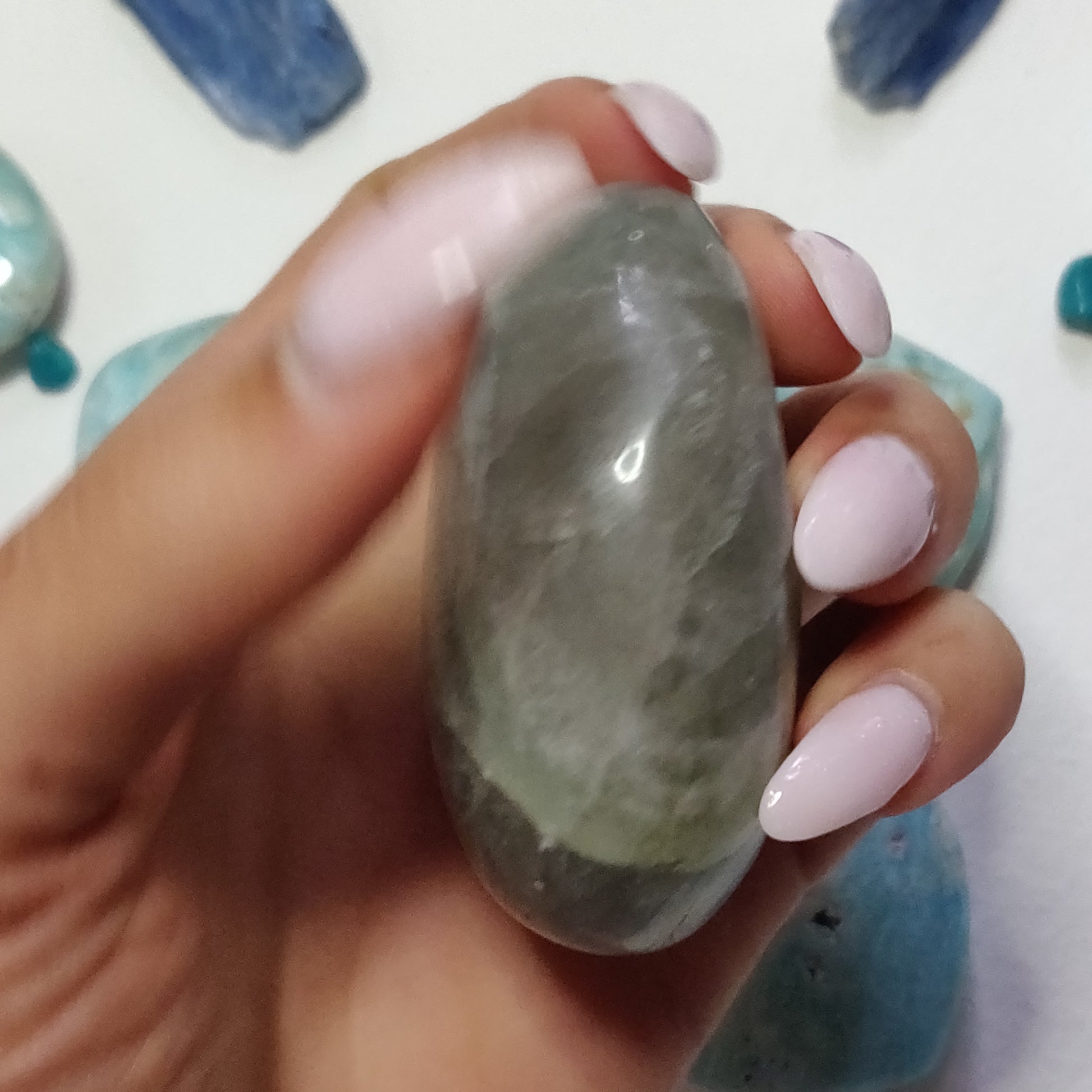Fluorite Palm Stone (#12) - Simply Affinity