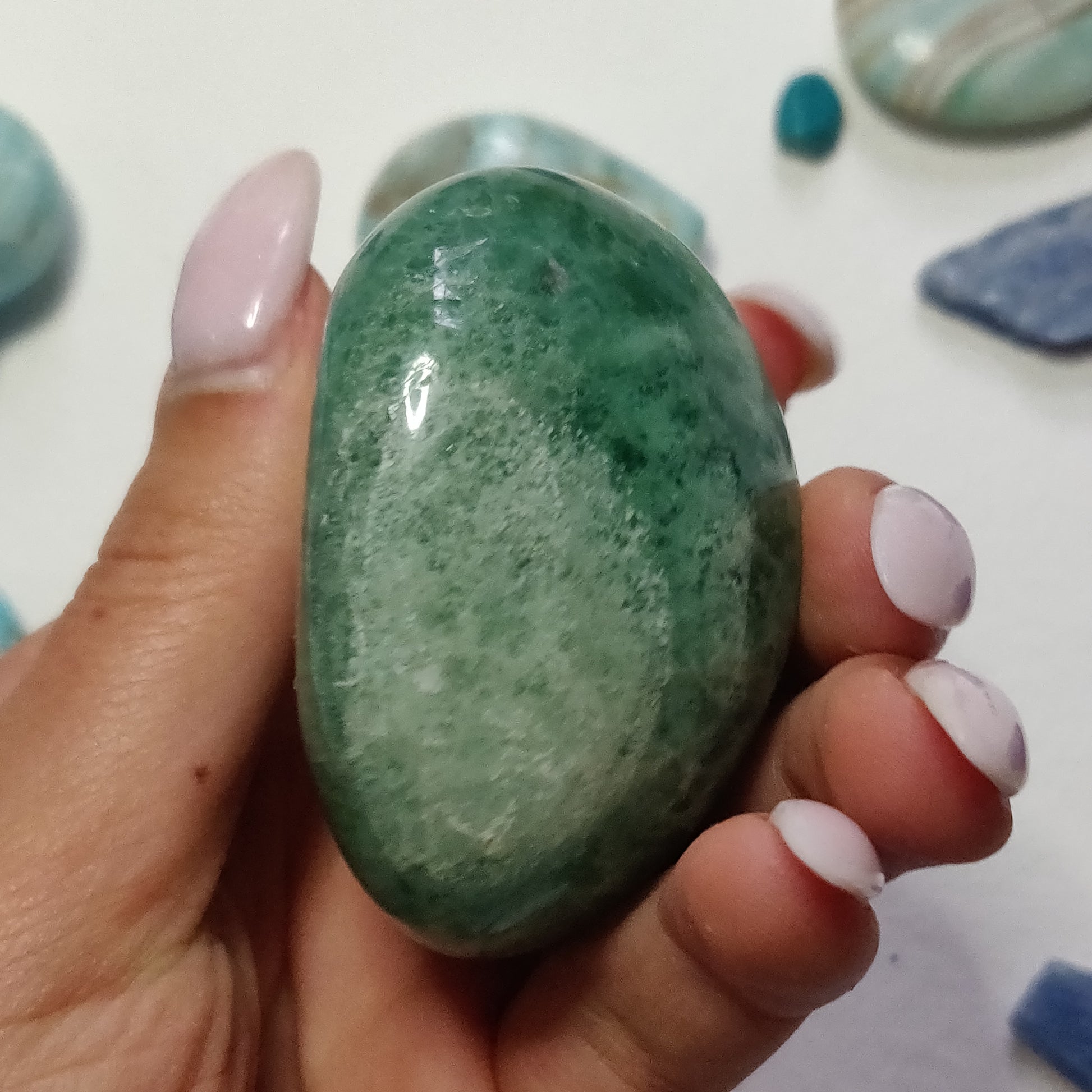 Fluorite Palm Stone (#14) - Simply Affinity