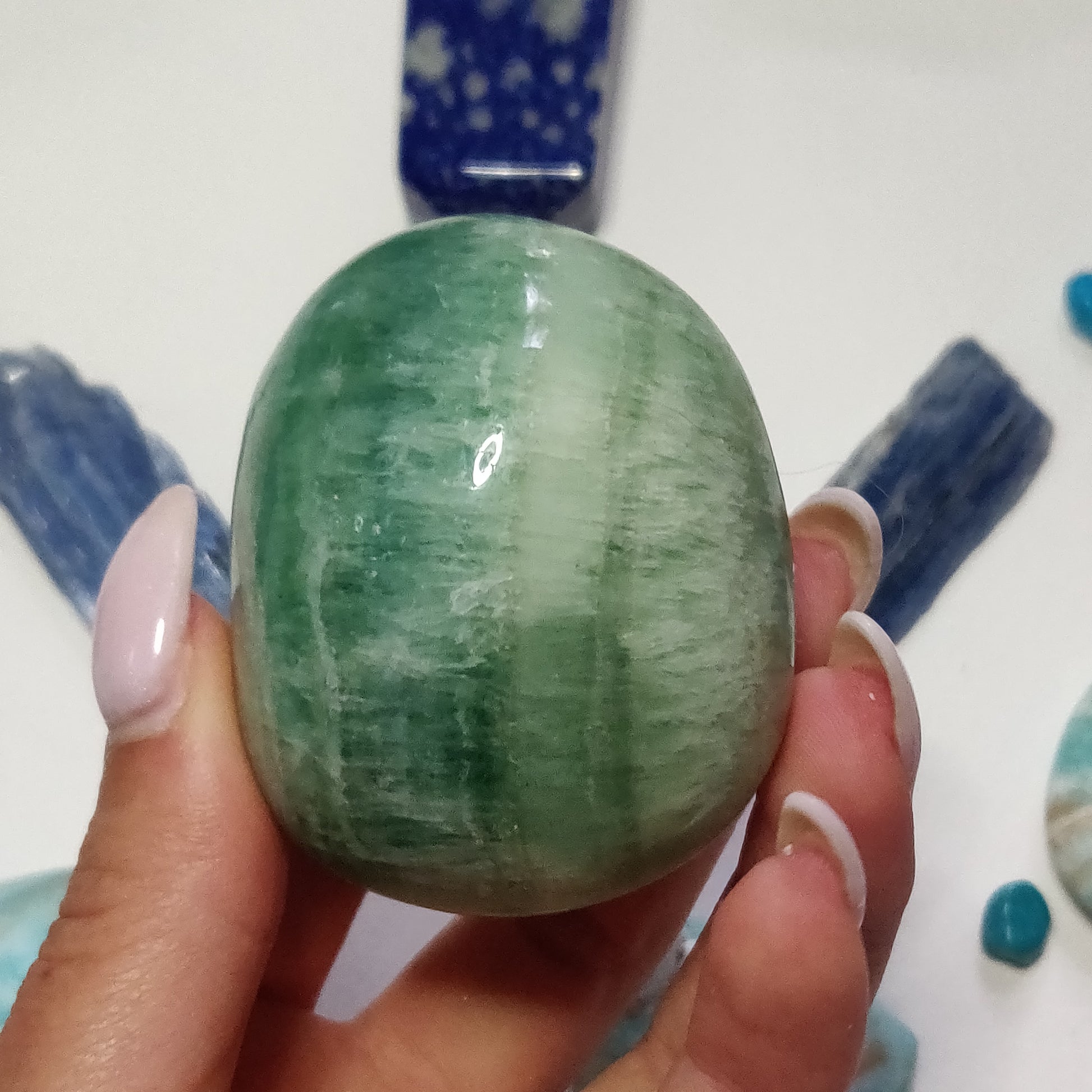 Fluorite Palm Stone (#14) - Simply Affinity