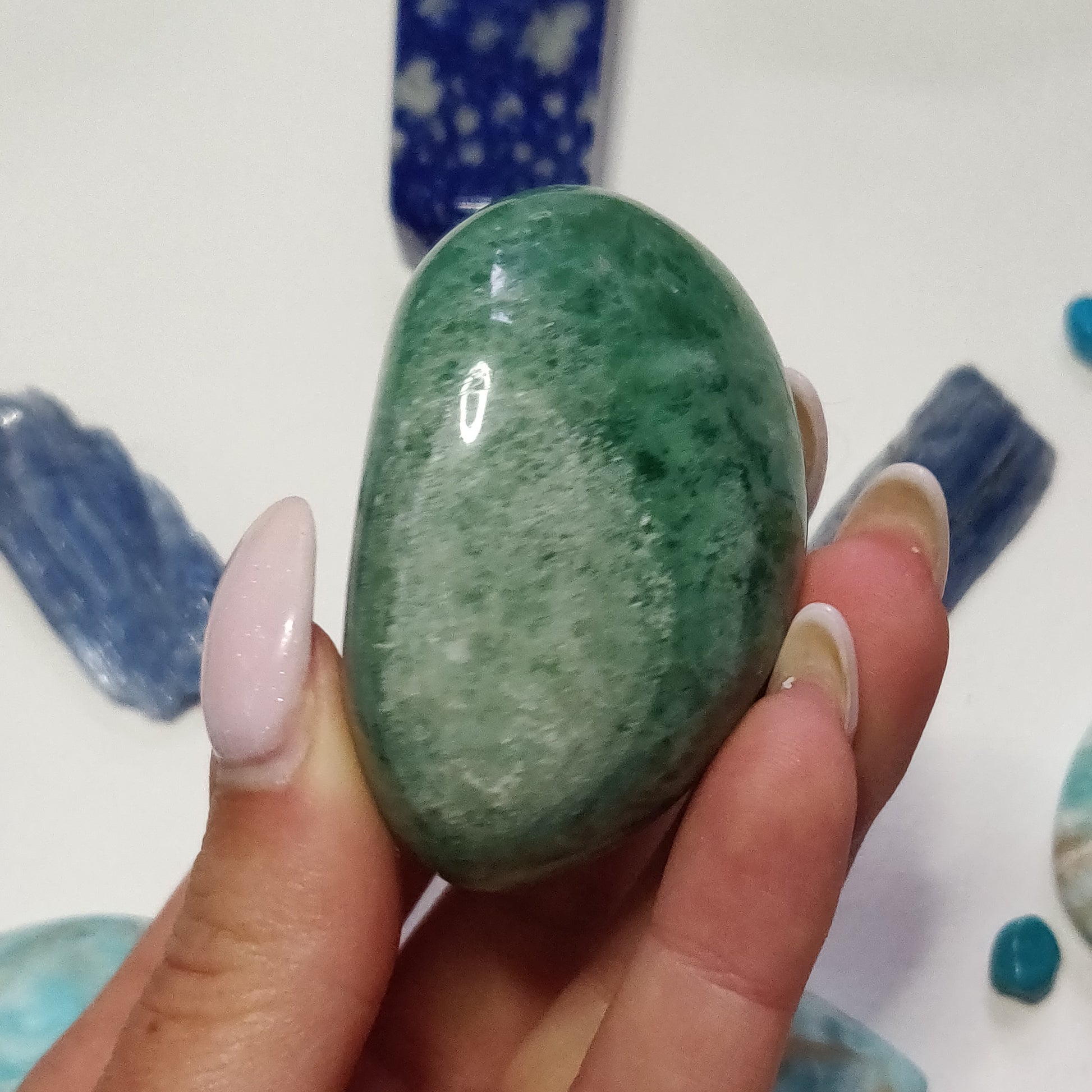 Fluorite Palm Stone (#14) - Simply Affinity