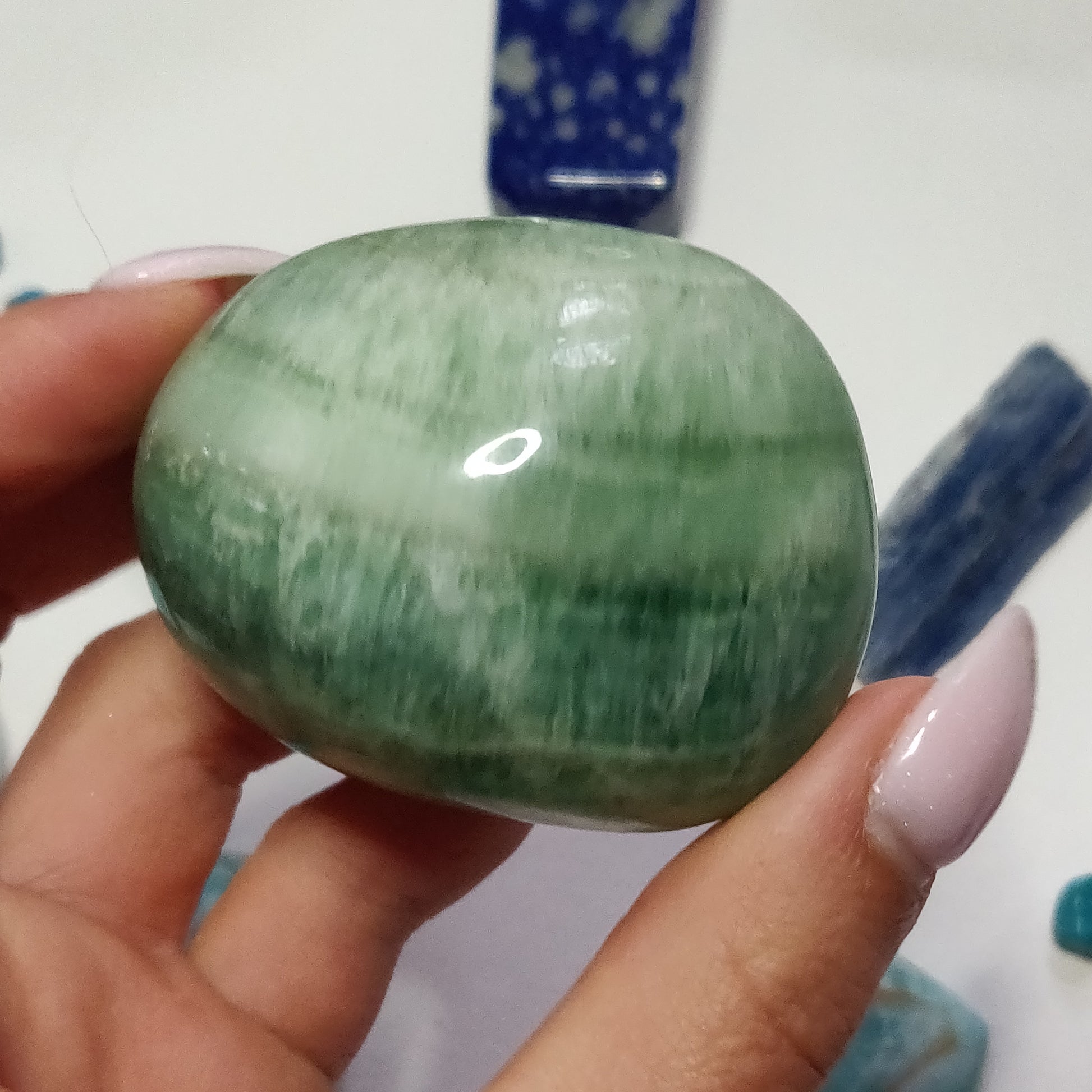 Fluorite Palm Stone (#14) - Simply Affinity
