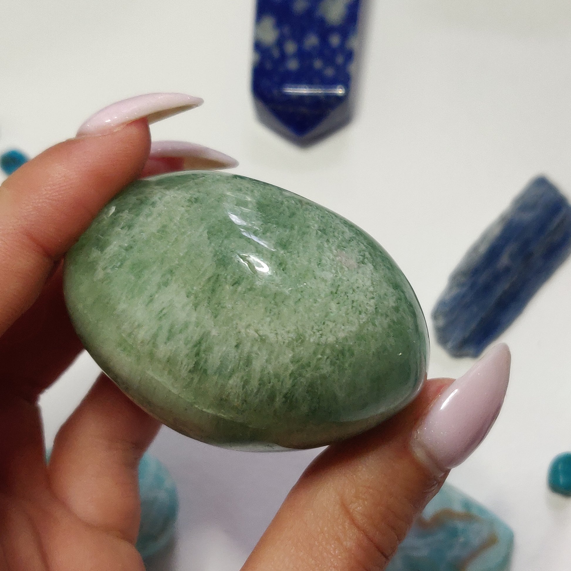 Fluorite Palm Stone (#14) - Simply Affinity